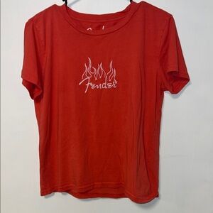 Lucky Brand Fender Fiery Red Tee
